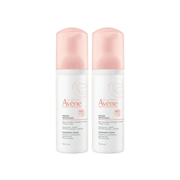 Avene Mousse Nettoyant 2'li Set
