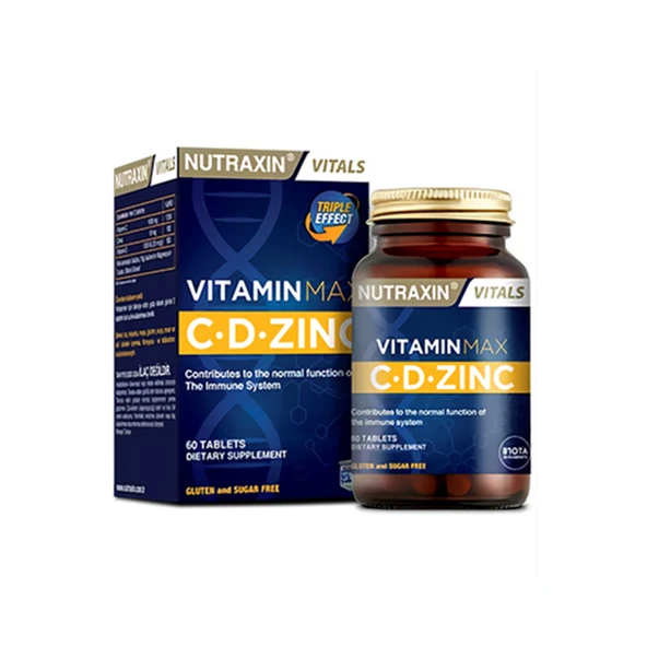 Nutraxin Vitamin Max C D Çinko 60 Tablet