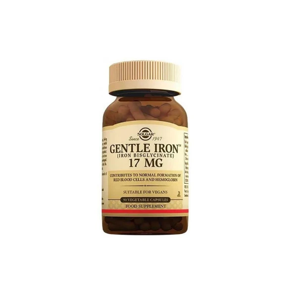Solgar Gentle Iron 17 mg 90 Kapsül - 1
