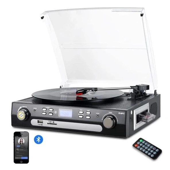 DIGITNOW Stereo Hoparlörlü Bluetooth Kayıt Oynatıcı