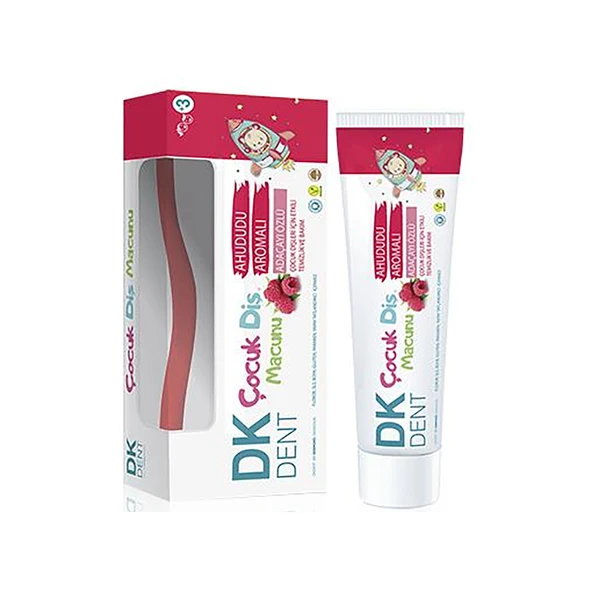 DK Dent Ahududu Aromalı Çocuk Diş Macunu 50 ml + Diş Fırçası
