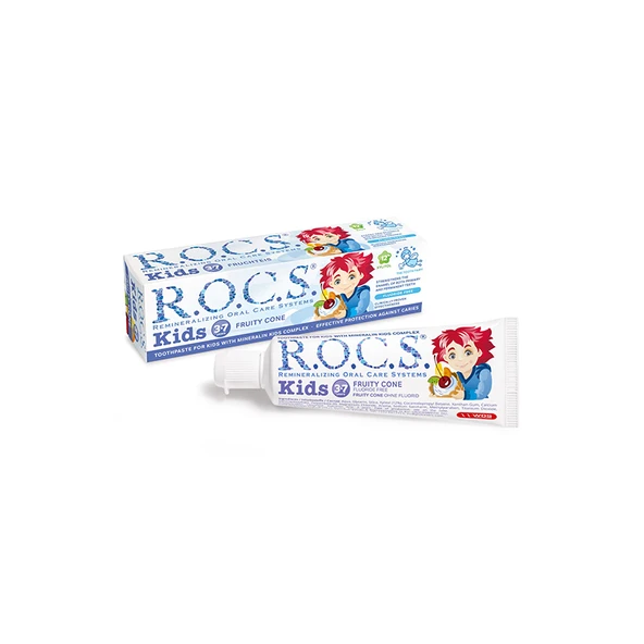 Rocs Kids 3-7 Yaş Meyve Külahı Diş Macunu - 1