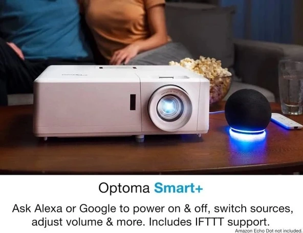 Optoma UHZ45 4K UHD Lazer Ev Sineması ve Oyun Projektörü - 2