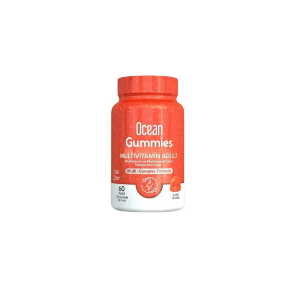 Ocean Gummies Multivitamin Yetişkin 60 Çiğnenebilir Jel Form - 1