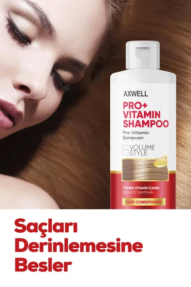 AXWELL Pro+ Vitamin Şampuan Volume Style - 4