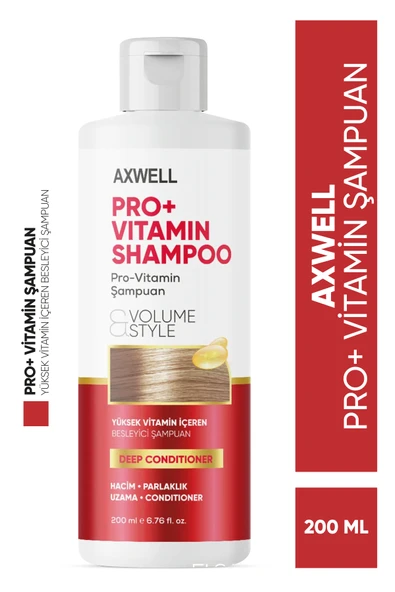 AXWELL Pro+ Vitamin Şampuan Volume Style