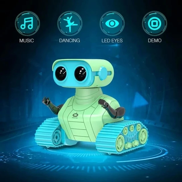 ALLCELE Müzikli ve LED'li Uzaktan Kumandalı Robot - 2