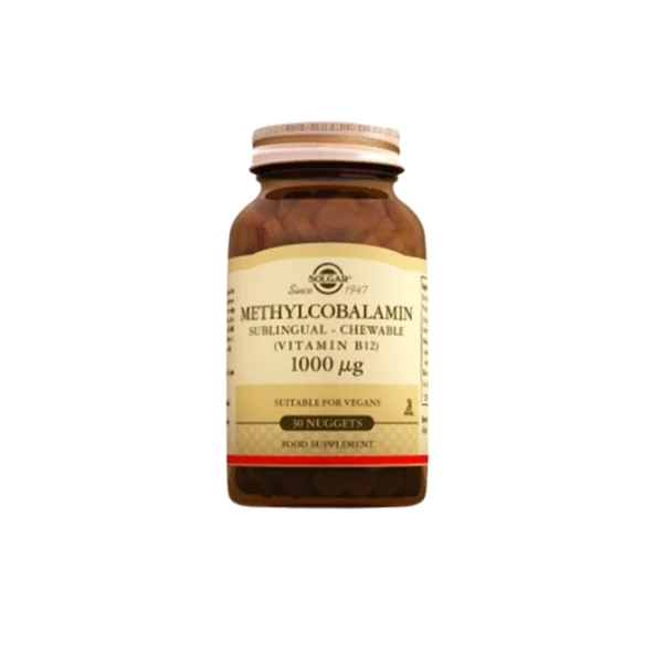 Solgar Methylcobalamin 1000 mg Dilaltı 30 Tablet ürün görseli