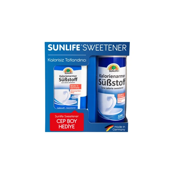 Sunlife Sweetener 1200 Tablet + 300 Tablet Hediye ürün görseli
