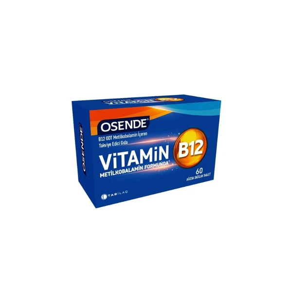 Osende Vitamin B12 60 Adet Ağızda Dağılan Tablet
