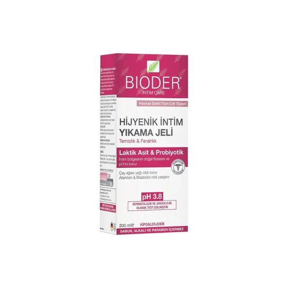 Bioder Hijyenik İntim Yıkama 200 ml