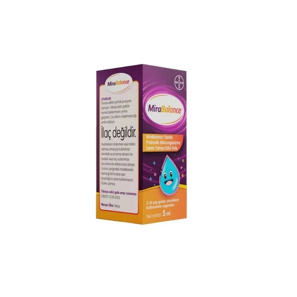 Mirabalance Baby Probiyotik Damla 5 ml ürün görseli