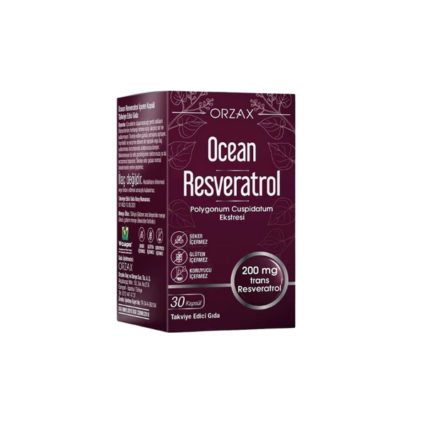 Ocean Resveratrol 200 mg 30 Kapsül ürün görseli