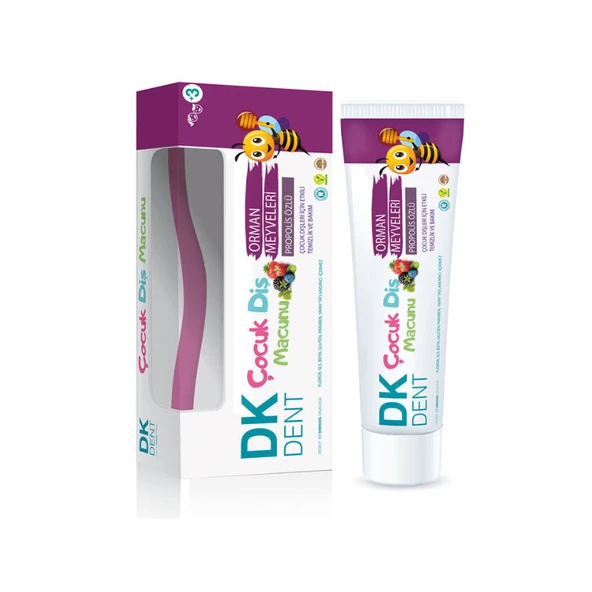DK Dent Çocuk Diş Macunu 50 ml +Diş Fırçası