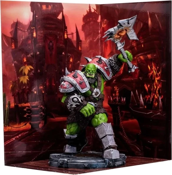 McFarlane - World of Warcraft - Orc: Shaman/Warrior Figürü - 9