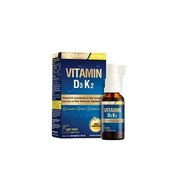Nutraxin D3 K2 Vitamin Sprey 30 ml