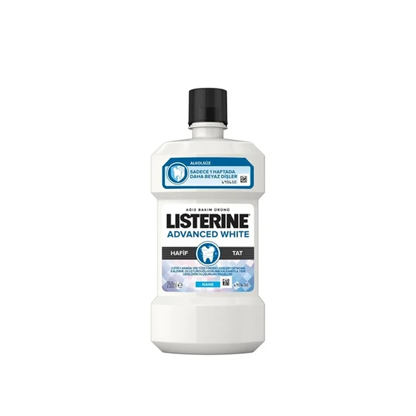 Listerine Advanced White Hafif Tat 250 ml