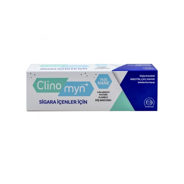 Clinomyn Sigara İçenler için Leke Karşıtı Diş Macunu 75 ml ürün görseli