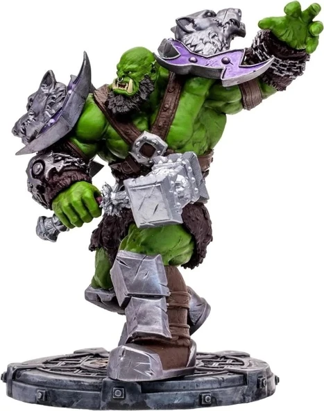 McFarlane - World of Warcraft - Orc: Shaman/Warrior Figürü - 3