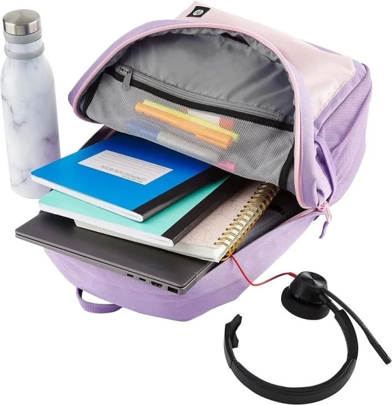 HP Unisex Laptop Sırt Çantası 17 Litri Lavender