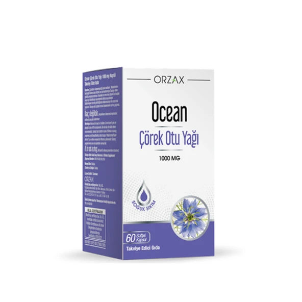 Ocean Çörek Otu Yağı 1000 Mg 60 Kapsül