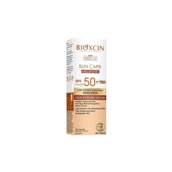 Bioxcin Leke Eğilimli Ciltler Spf 50+ Renkli Güneş Kremi 50 ml
