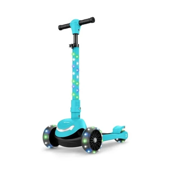 Jetson Çocuk 3 Tekerlekli Işıklı Scooter Jupiter Mini Blue Scooter