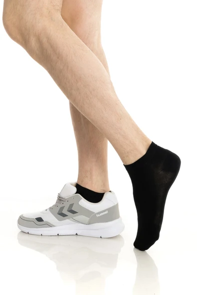 Premium Siyah Renk Erkek Bambu Patik Çorap 12li Set - 41-45 - 10500-DZ12-SYH