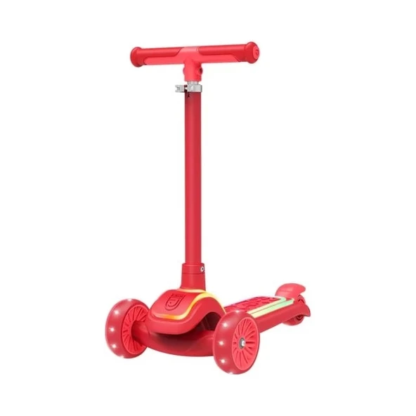 Jetson Çocuk 3 Tekerlekli Işıklı Scooter Halos Red Scooter