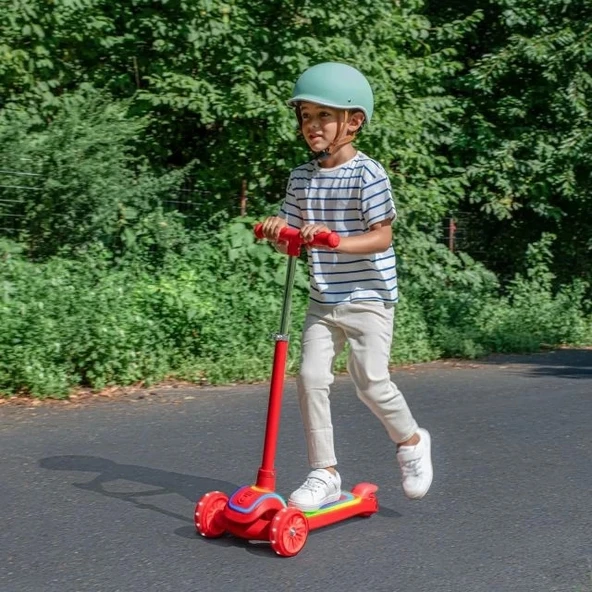Jetson Çocuk 3 Tekerlekli Işıklı Scooter - 7