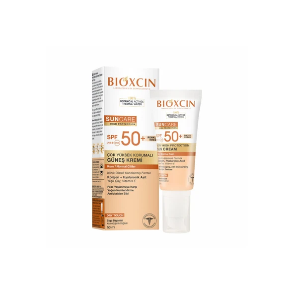 Bioxcin Sun Care Renkli Güneş Kremi Spf50+ Kuru/ Normal Ciltler 50 ml ürün görseli