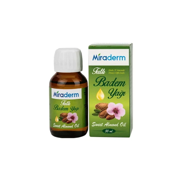 Miraderm Tatlı Badem Yağı 50 ml - 1