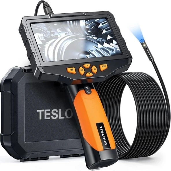 Teslong Işıklı Çift Lensli Endoskop Kamera  16.5FT