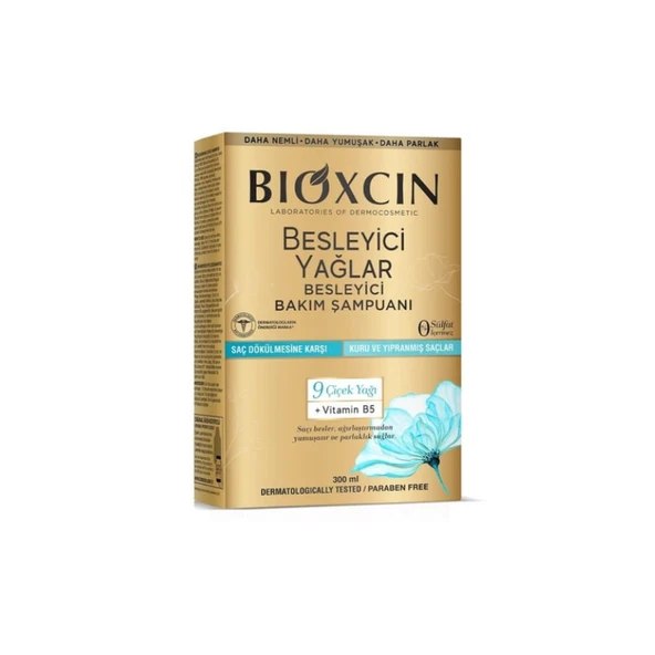 Bioxcin Besleyici Yağlar Bakım Şampuanı 300 ml - 1