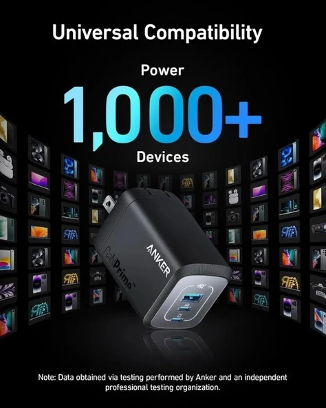 Anker Prime 100W USB C Şarj Aleti (Gan 3-Port) - 7