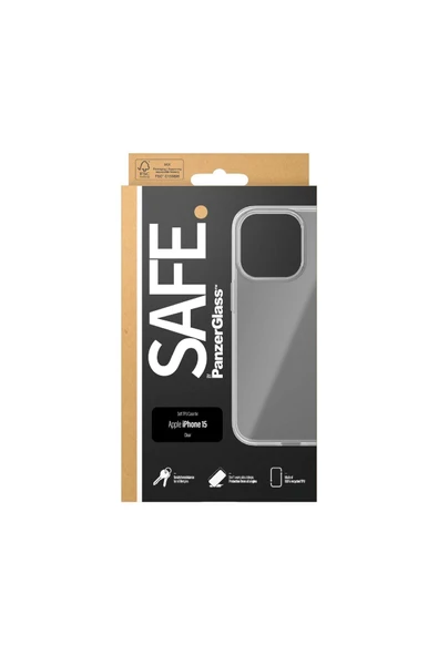 SAFE by PanzerGlass Soft Case iPhone 15 UWF Kapak - 3