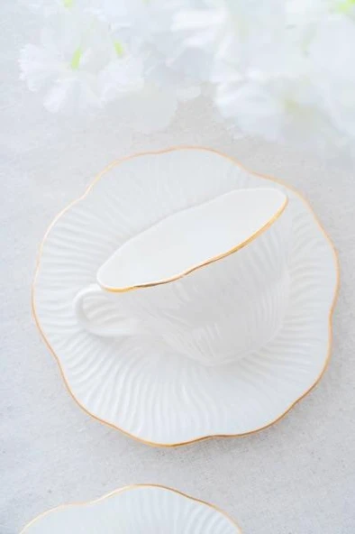 Acar Toronto Gold 6 Kişilik Çay Fincan Takımı PORWM-06186 - 3