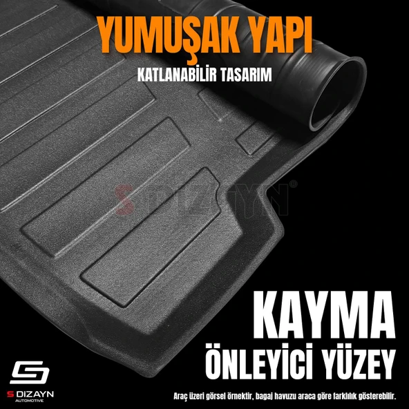 S-Dizayn Renault Fluence 3D Pro Bagaj Havuzu 2009 Üzeri A+ Kalite - Resim 4