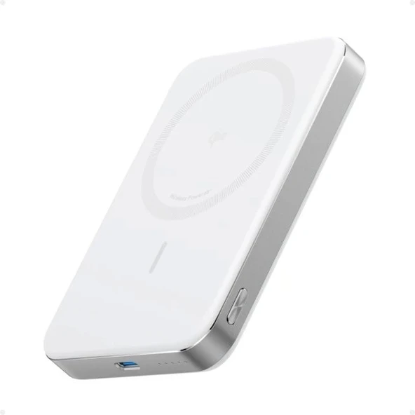 Anker Maggo Powerbank (10.000 mAh, İnce Tasarım) Beyaz
