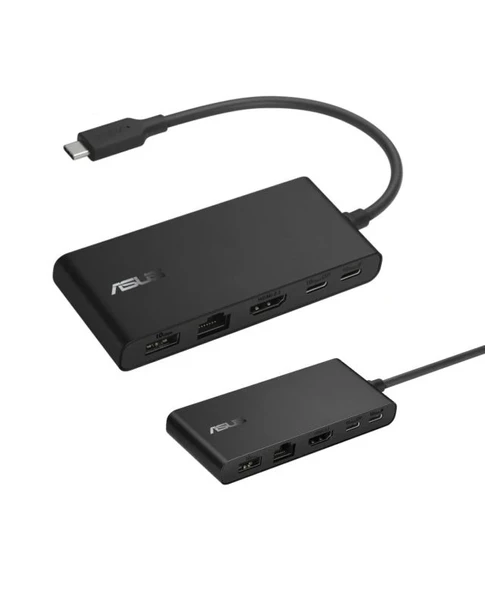 ASUS Dual 4K USB-C 5-in-1 Dock Station DC201  Siyah