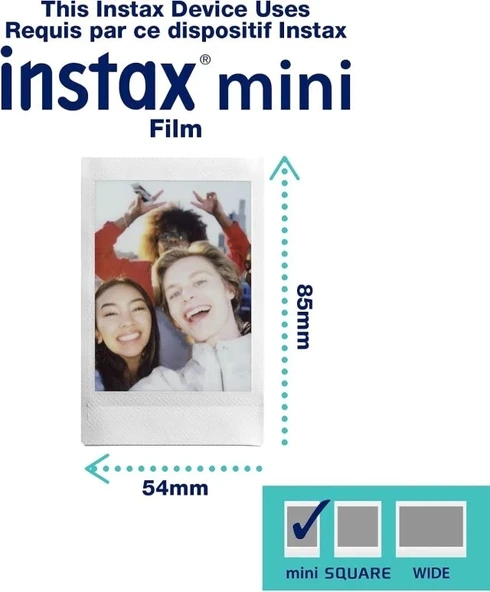 Fujifilm Instax Mini 11 Instant Fotoğraf Makinesi - Siyah - 7