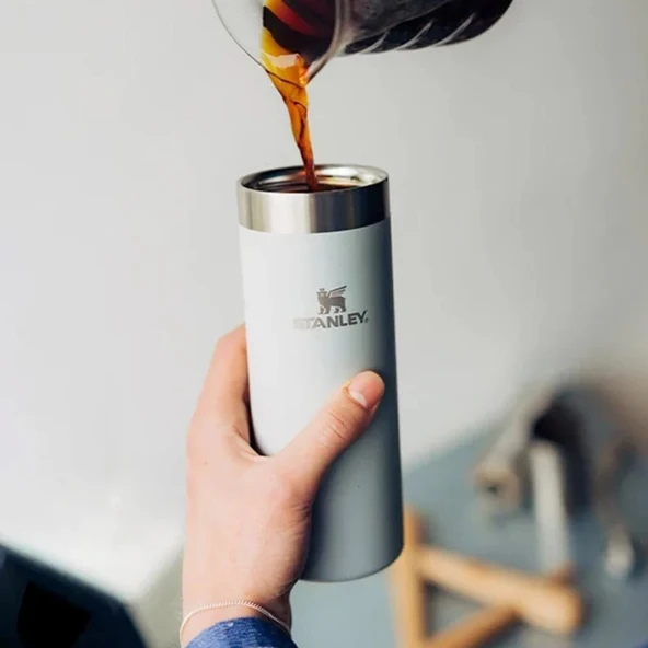 Stanley 10-10787-119 The AeroLight Transit 0,47 Litre Çelik Termos Bardak - Gri - Resim 5