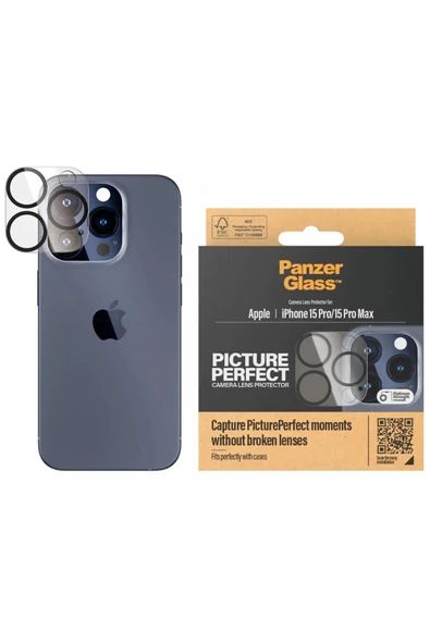 İphone 15 Pro/15 Pro Max Uyumlu Kamera Lens Koruyucu