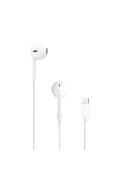 Usb-C Beyaz iPhone 15 TYPE C Uyumlu KULAKLIK