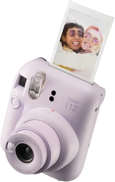 Fujifilm Instax Mini 12 Anlık Fotoğraf Makinesi/ Minimate Özel Kılıf/20 Sayfa/İkili Paket - Mor - 6