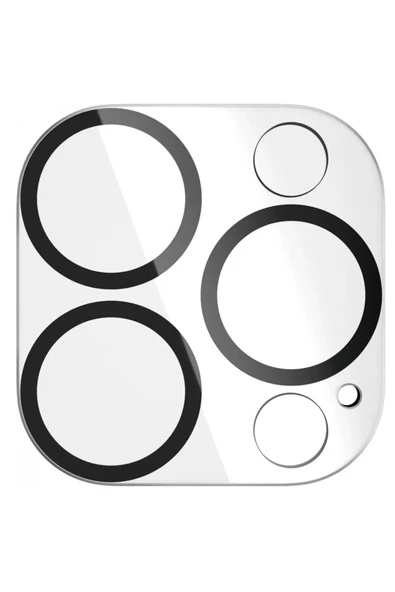 İphone 15 Pro/15 Pro Max Uyumlu Kamera Lens Koruyucu - 3