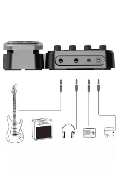 Nux MG-100 Multi-Efekt Gitar Efekt Pedalı Gitar Prosesörü - 3