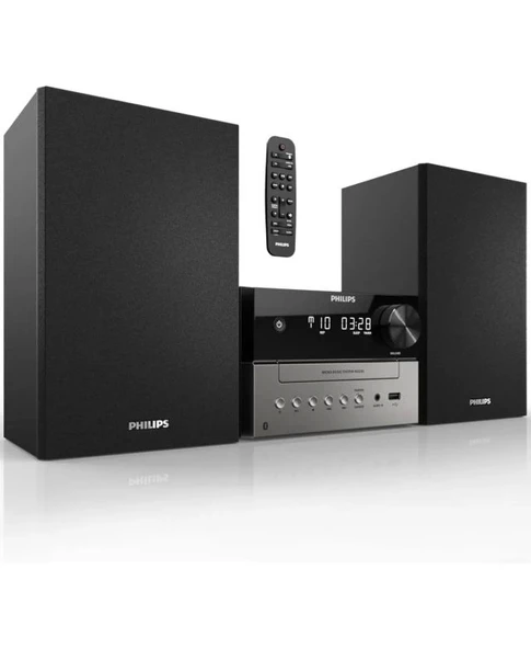 PHILIPS Stereo Bluetooth Müzik Sistemi Siyah