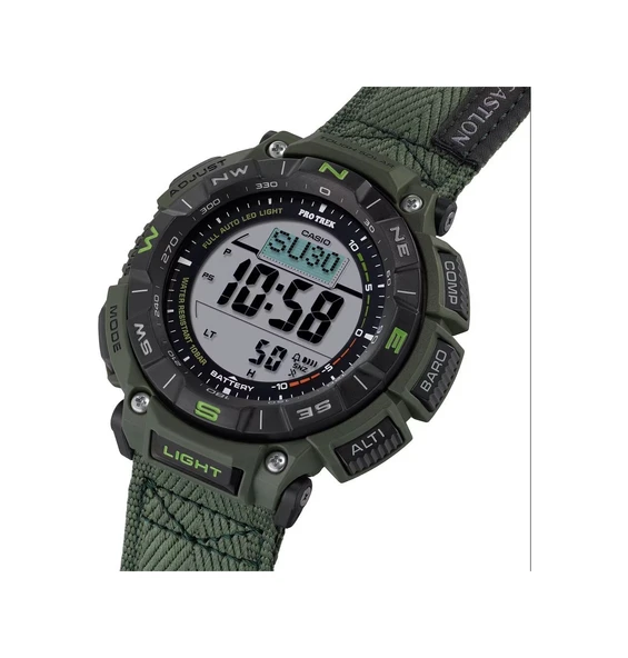 Casio Pro-trek Prg-340b-3dr Erkek Kol Saati Yeşil - Resim 2