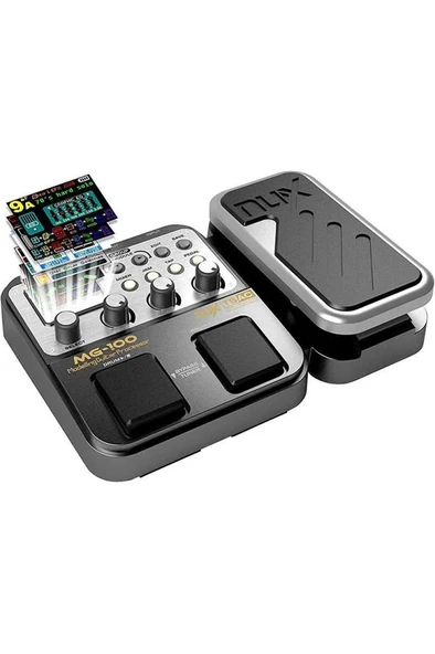Nux MG-100 Multi-Efekt Gitar Efekt Pedalı Gitar Prosesörü - Resim 4
